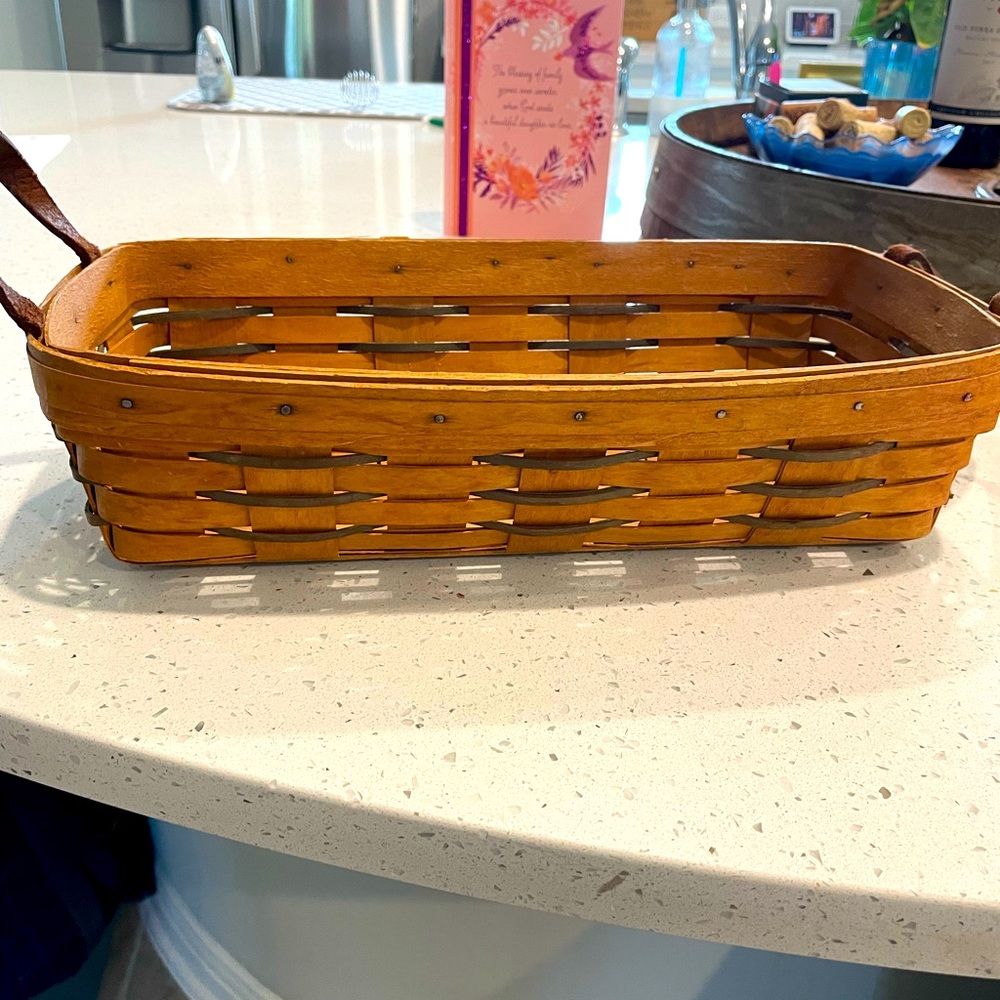 1991 Vintage Longaberger Bread Basket